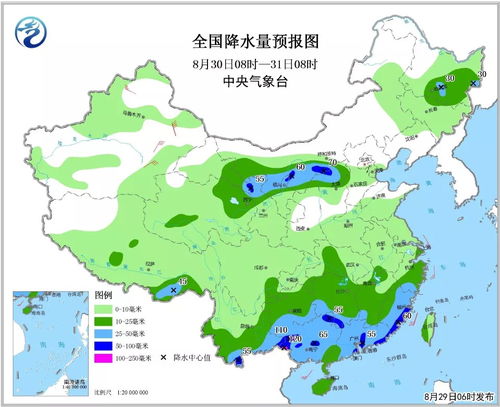 看懂全国1-7天降水量预报图，掌握未来一周晴雨动向