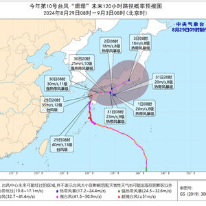 日本台风最新消息今天刚刚,今年第10号台风珊珊加强为强台风,逼近九州地区 日本台风最新消息今天刚刚,今年第10号台风珊珊加强为强台风,逼近九州地区