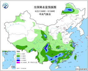 一图看尽风云变幻，解读1-7天全国降水量预报图的科学密码